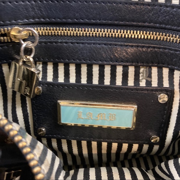 L.A.M.B. Women’s Mandeville leopard printed coated canvas speedy handbag - Picture 15 of 16